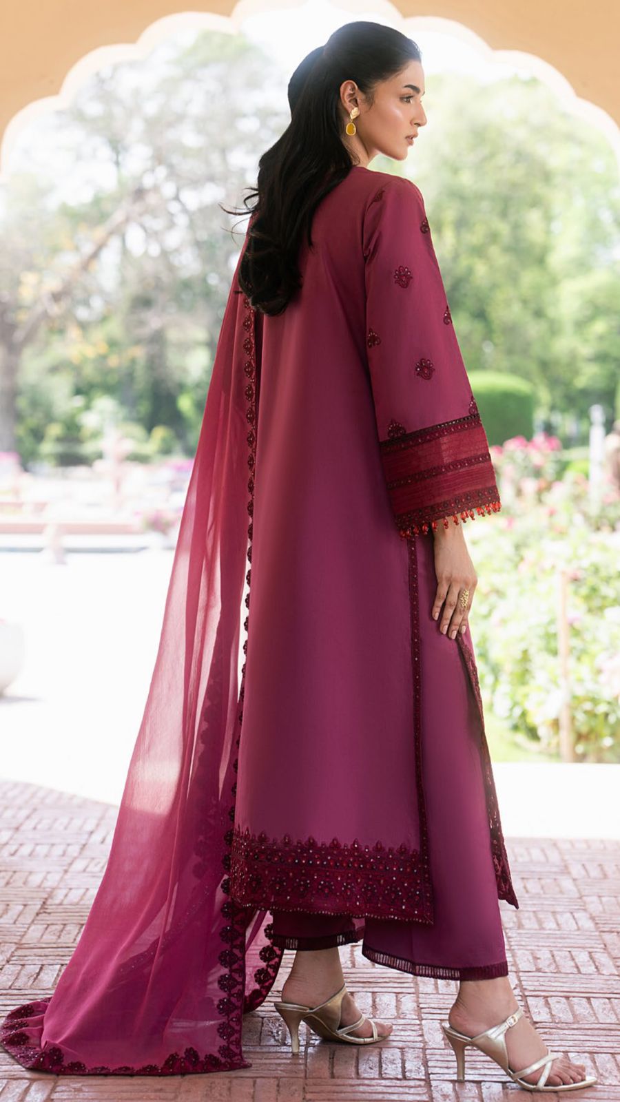 Maryum N Maria 3-Piece-Embroiderd - MAGNOLIA - Image 2