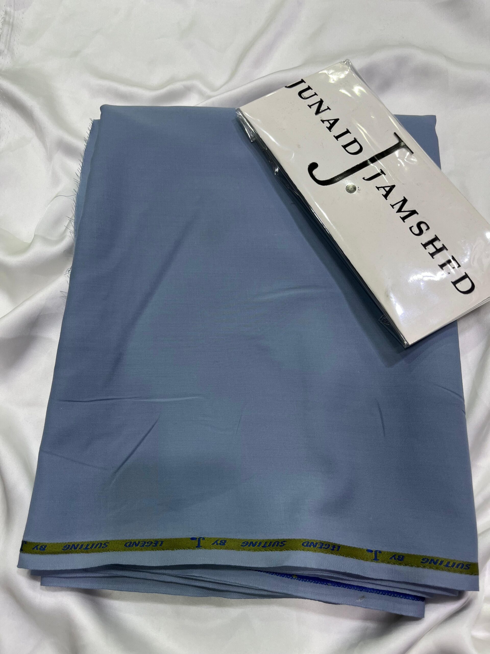 J. Men's Unstitched Suit – Dusty Blue Premium Fabric