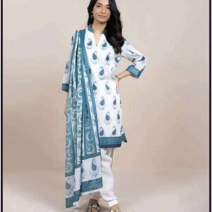 Alkaram Summer'26 MSB26-58 White 3 Piece Printed Lawn Suit