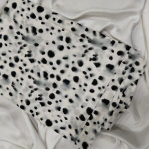 Nishat Linen Women's Unstitched 2-Piece Suit — Dalmatian Spot Print