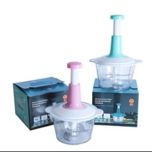 Electric Chopper for Kitchen - 4.7" Stainless Steel 3 Blade