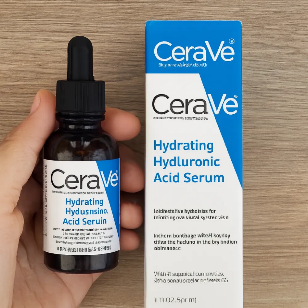 CeraVe Hydrating Hyaluronic Acid Serum 30ml | Lightweight Face Moisturizer - Image 4