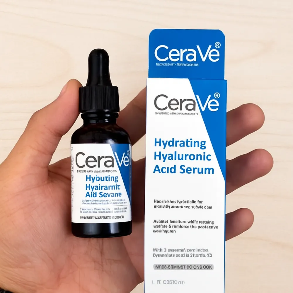 CeraVe Hydrating Hyaluronic Acid Serum 30ml | Lightweight Face Moisturizer - Image 2