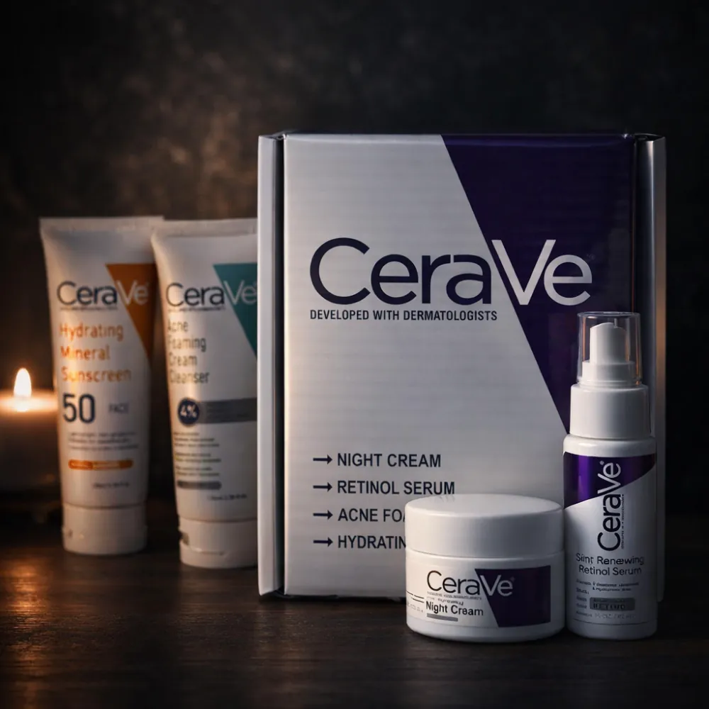 CeraVe Skincare Bundle – Acne, Retinol & SPF 50 - Image 2