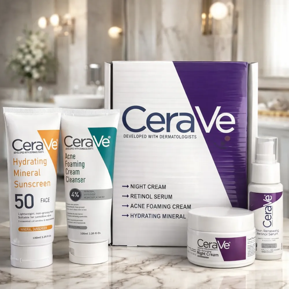 CeraVe Skincare Bundle – Acne, Retinol & SPF 50 - Image 3