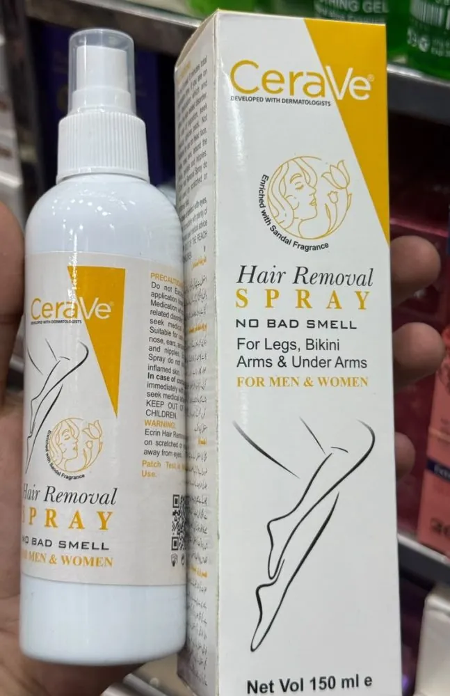 CeraVe Hair Removal Spray – Painless Body Hair Remover for Smooth Skin - Image 3