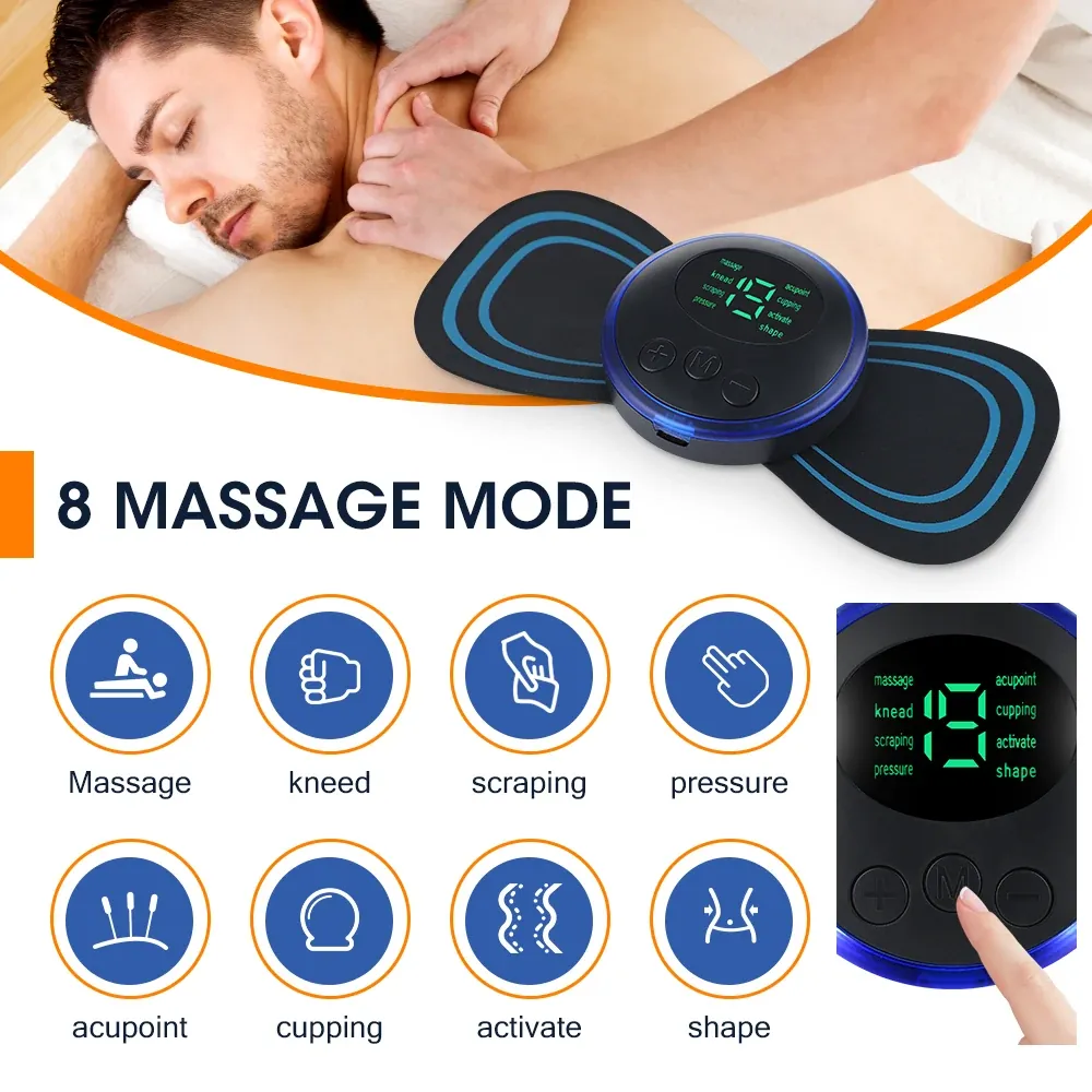 MS Butterfly Portable Neck Massager | USB Rechargeable Muscle Relaxer - Image 5