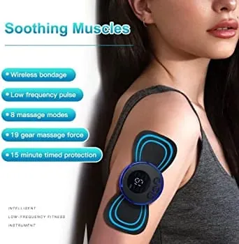 MS Butterfly Portable Neck Massager | USB Rechargeable Muscle Relaxer - Image 4